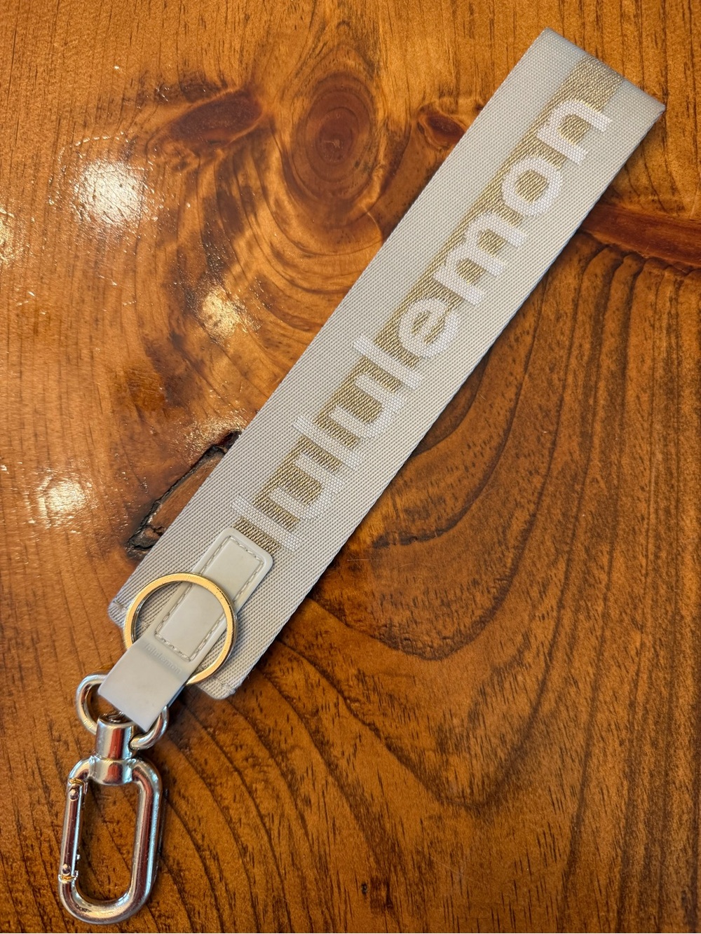 Lululemon Never Lost Keychain